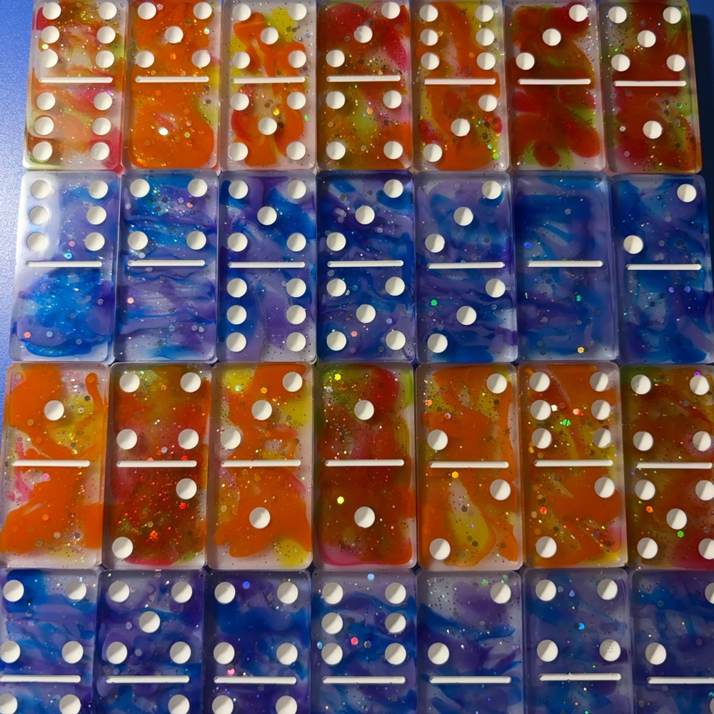 Colorful domino set!